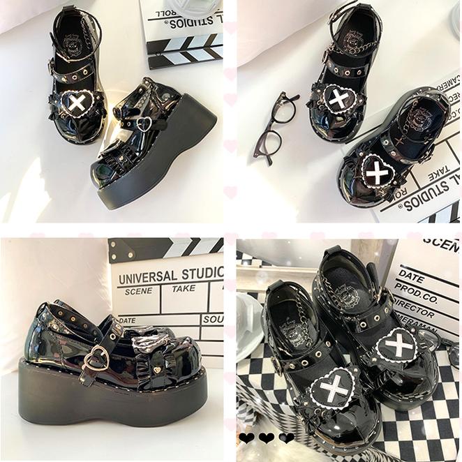 Sweet Academy - Gothic Lolita Shoes Thick Sole Y2K Lolita Shoes - image 10