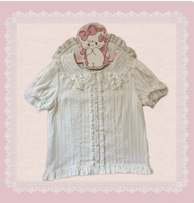Spring 2025 - Floral Old School Lolita JSK Dress, Lace Trims - image 24