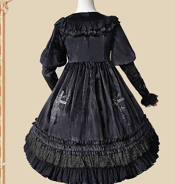 Holy Fruit Estate - Gothic Lolita OP Dress Multicolors - image 13