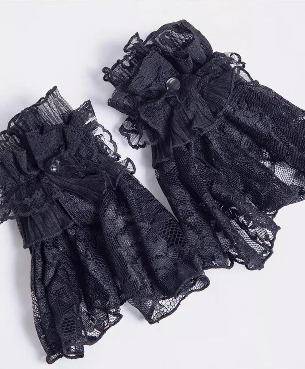 Gothic Lolita Lace Cuffs, Crown Decoration - image 4