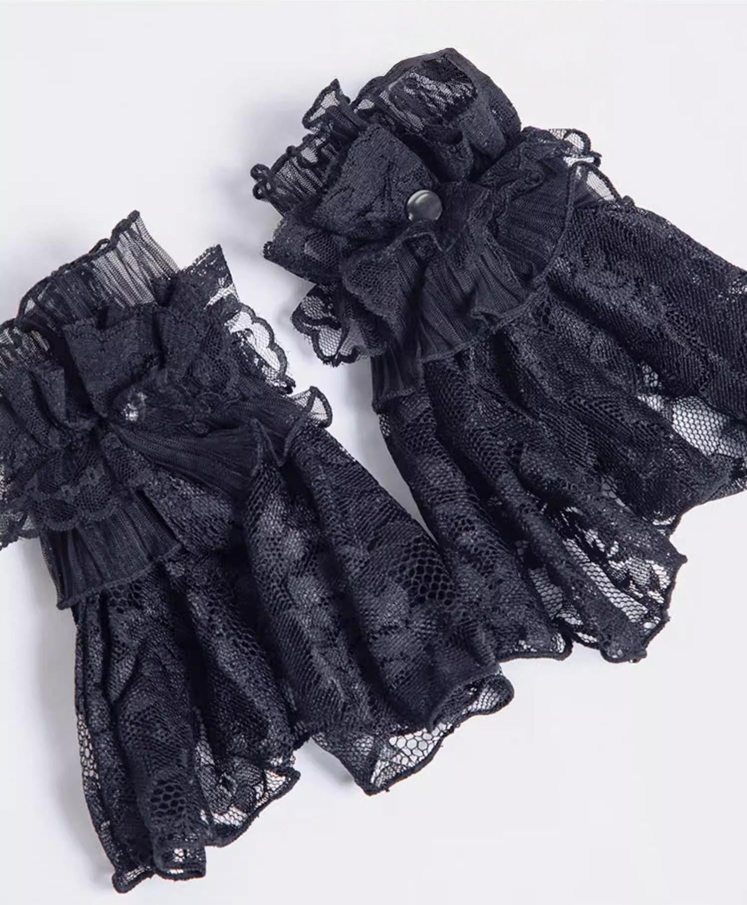Gothic Lolita Lace Cuffs, Crown Decoration - image 4