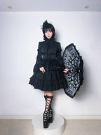 Raven and Lace Classic Lolita Foldable Ruffle Parasol - image 19