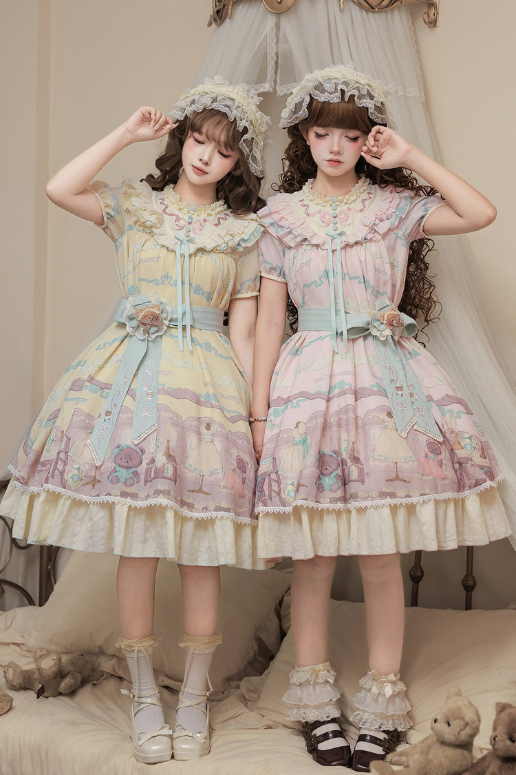 Brown Dollhouse Sweet Lolita Dress Set - image 9