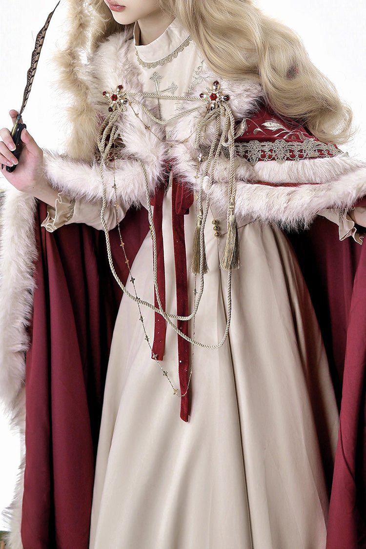 Royal Coronation - Sweet Lolita Dress, Cape & Full Set - image 6