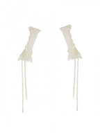 Wine and Beige Floral Lolita JSK Set with Puff-Sleeve Top and Arm Sleeves - image 9