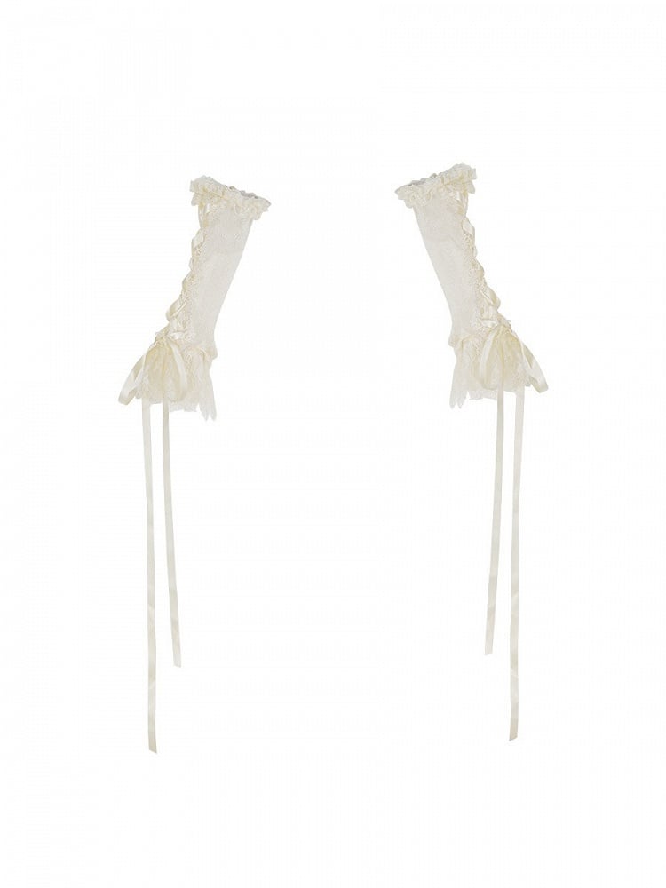 Wine and Beige Floral Lolita JSK Set with Puff-Sleeve Top and Arm Sleeves - image 9