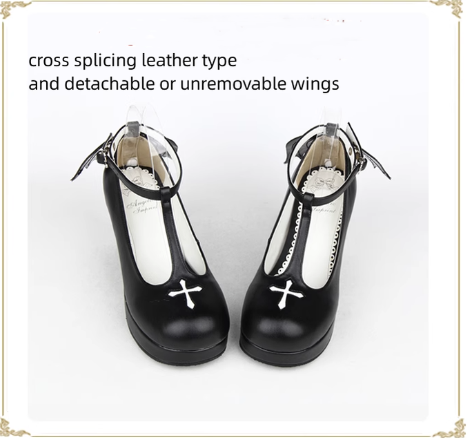 Gothic Lolita Wings and Cross Shoes for Christmas - image 13