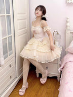 Hug Bear - Sweet Lolita Heel Shoes Bear Metal Buckle Bow Shoes - image 12