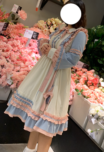 Plus Size Lolita Dress Oversized OP, Long Sleeve - image 9