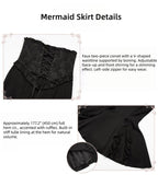 Blake - Boning Gothic Lolita Mermaid Skirt, Lifted-hem SK and Accessories - image 6