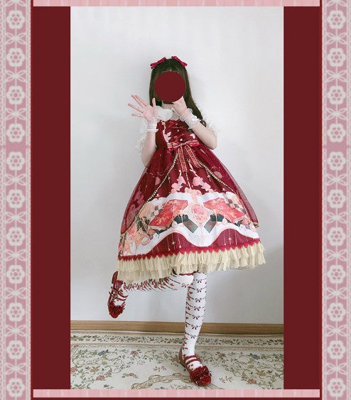 Clock Encounter - Summer Lolita JSK Dress - image 8