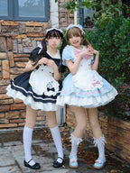 Kitty Paw Embroidery Sweet Lolita Apron Dress - image 3