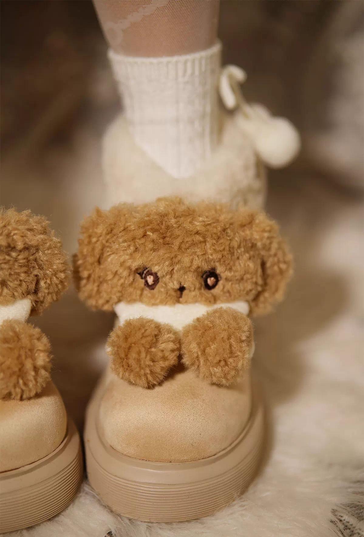 Fluffy Zoo - Sweet Lolita Snow Boots - image 11
