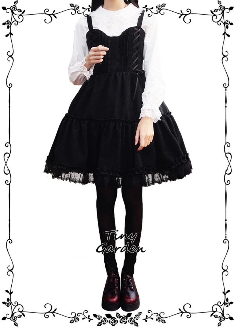 Garden Waltz 1.0 Burgundy Autumn Winter Lolita JSK - image 3