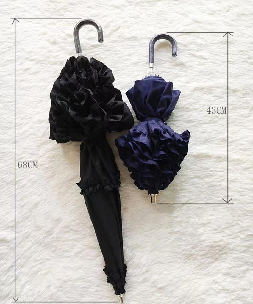 Kawaii Lolita Parasol Daily Lolita Two-folded Umbrella - image 15