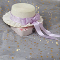 Light Purple Sweet Lolita KC Cuffs Hat - image 6