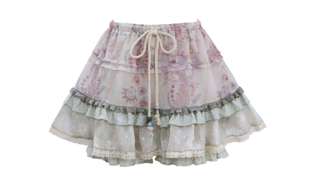 Creeping Vines - Floral Halter Top and Skirt - image 14