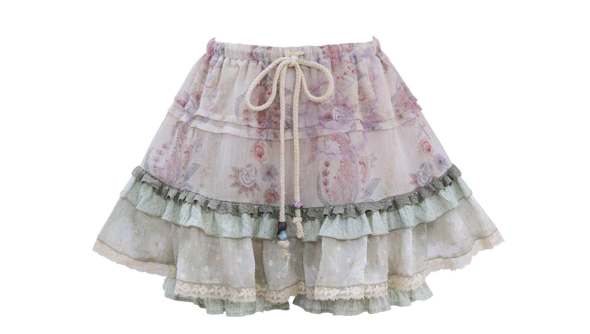 Creeping Vines - Floral Halter Top and Skirt - image 14