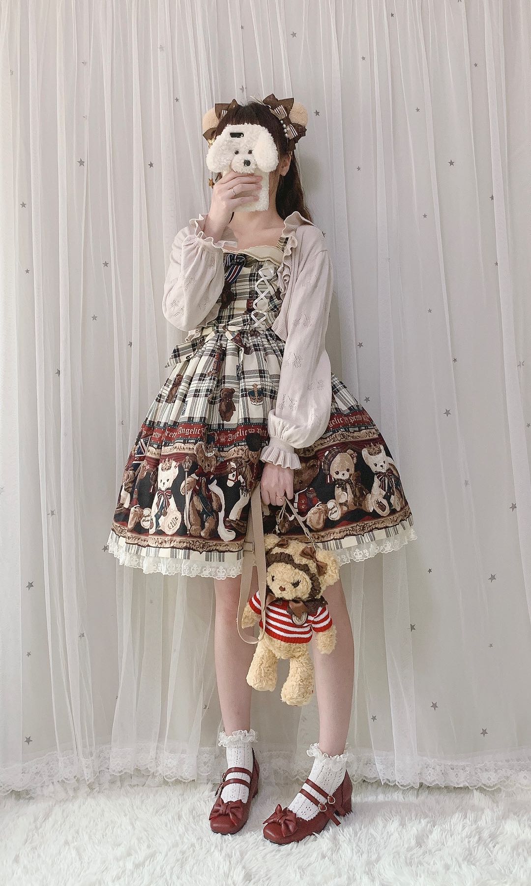 Sweet Lolita Long-Sleeved Cotton Cardigan - image 13