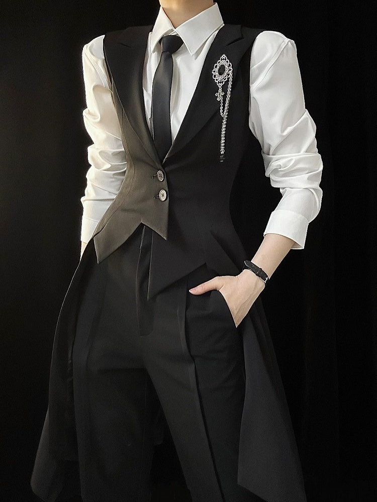 ASAE Black Ouji Tailcoat Vest - image 6
