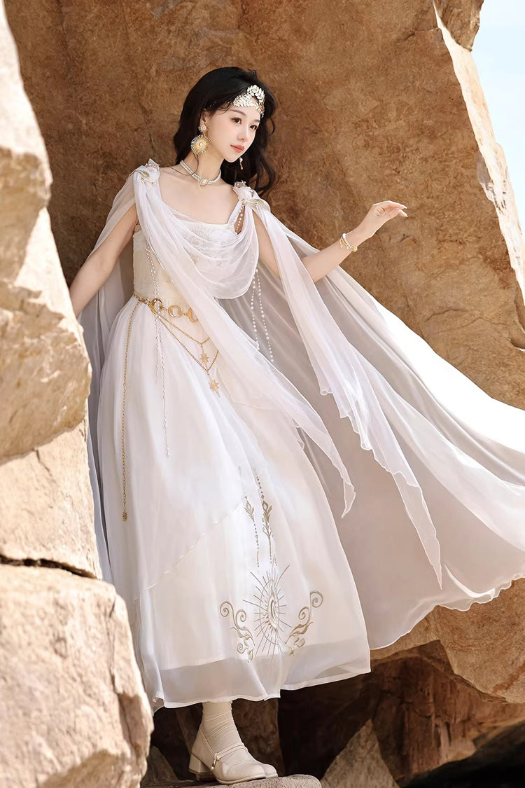 Aurelia of the Holy Light - Sweet Lolita Dress Set & Shawl - image 9