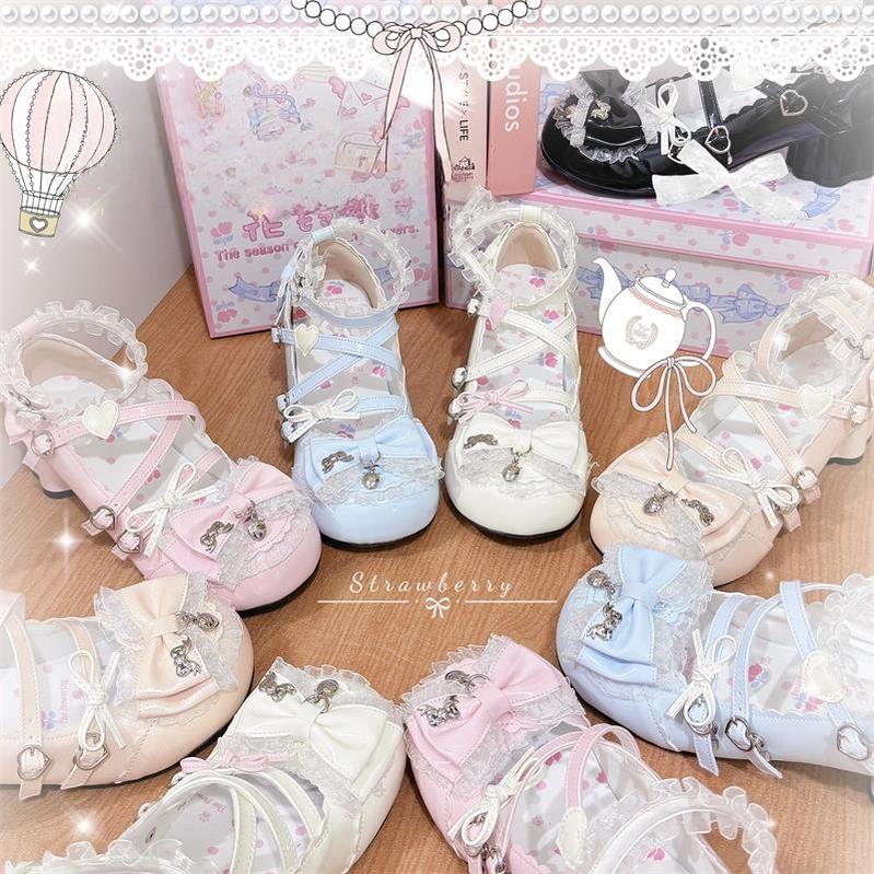 Showa Dreamland - Sweet Lolita Heels, Cute Claw-Shaped Heels - image 2