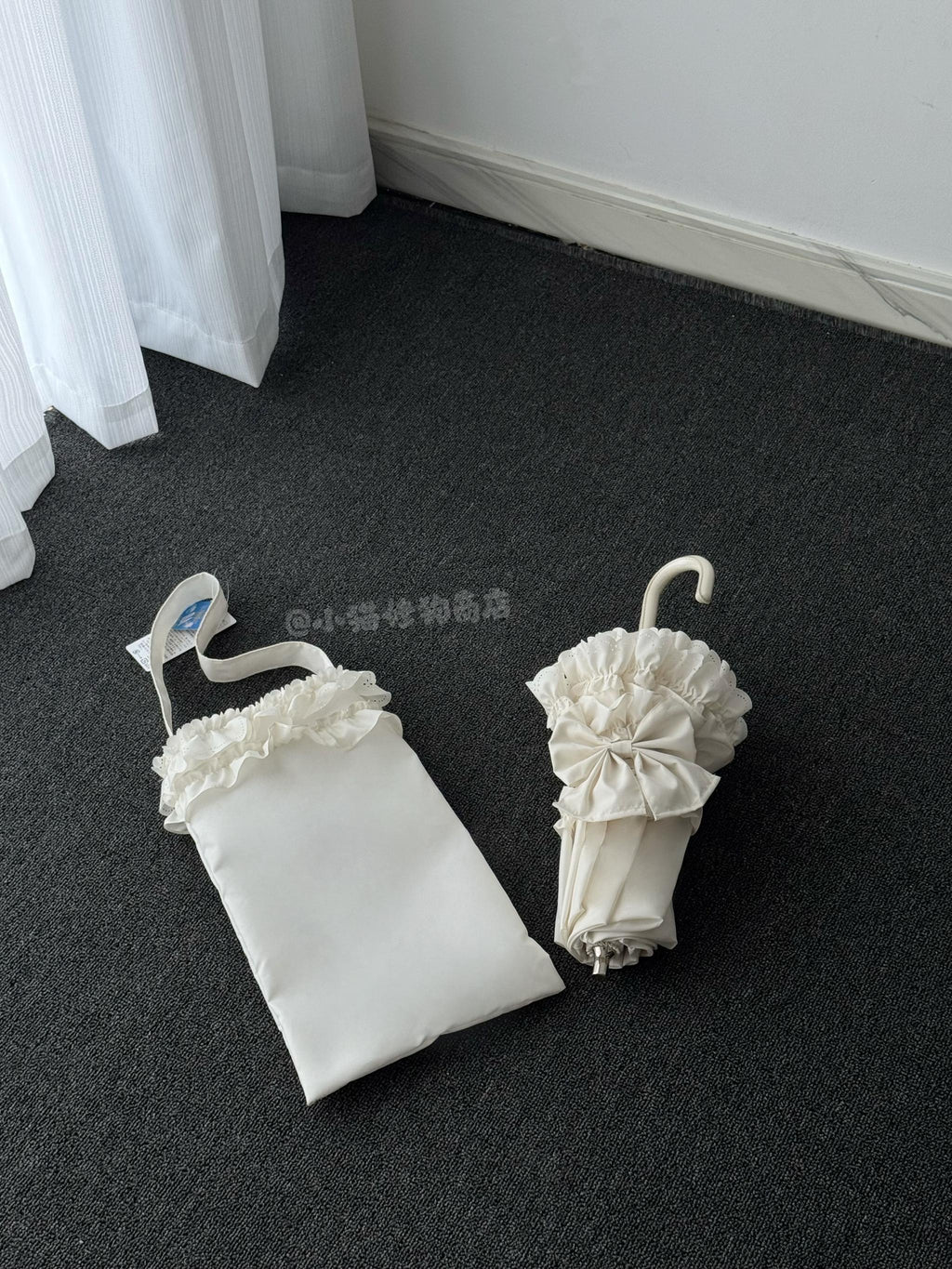 Raven and Lace Classic Lolita Foldable Ruffle Parasol - image 29