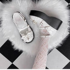 Devil Cross - Punk Lolita Shoes Cross High Platforms Shoes - image 6