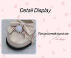 Fairy Godmothe - Preppy Style Flat Shoes Mid Heel Round Toe Lolita Shoes - image 33