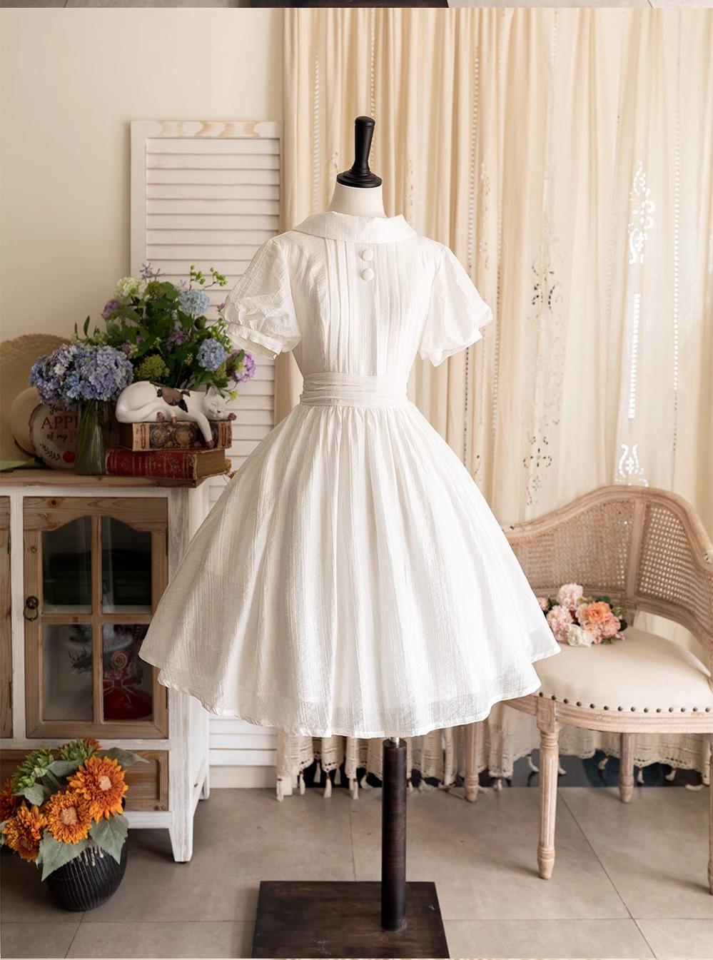 Forest Gallery - Classic Lolita OP Dress Country Style Tencel Dress - image 23