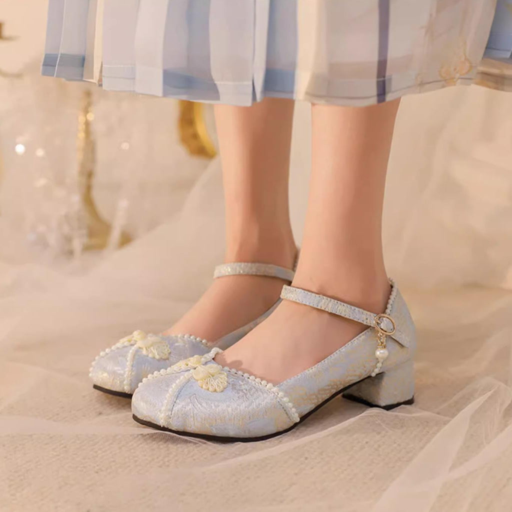 Huaiyu Yana Han Lolita Chunky Heel Shoes - image 4