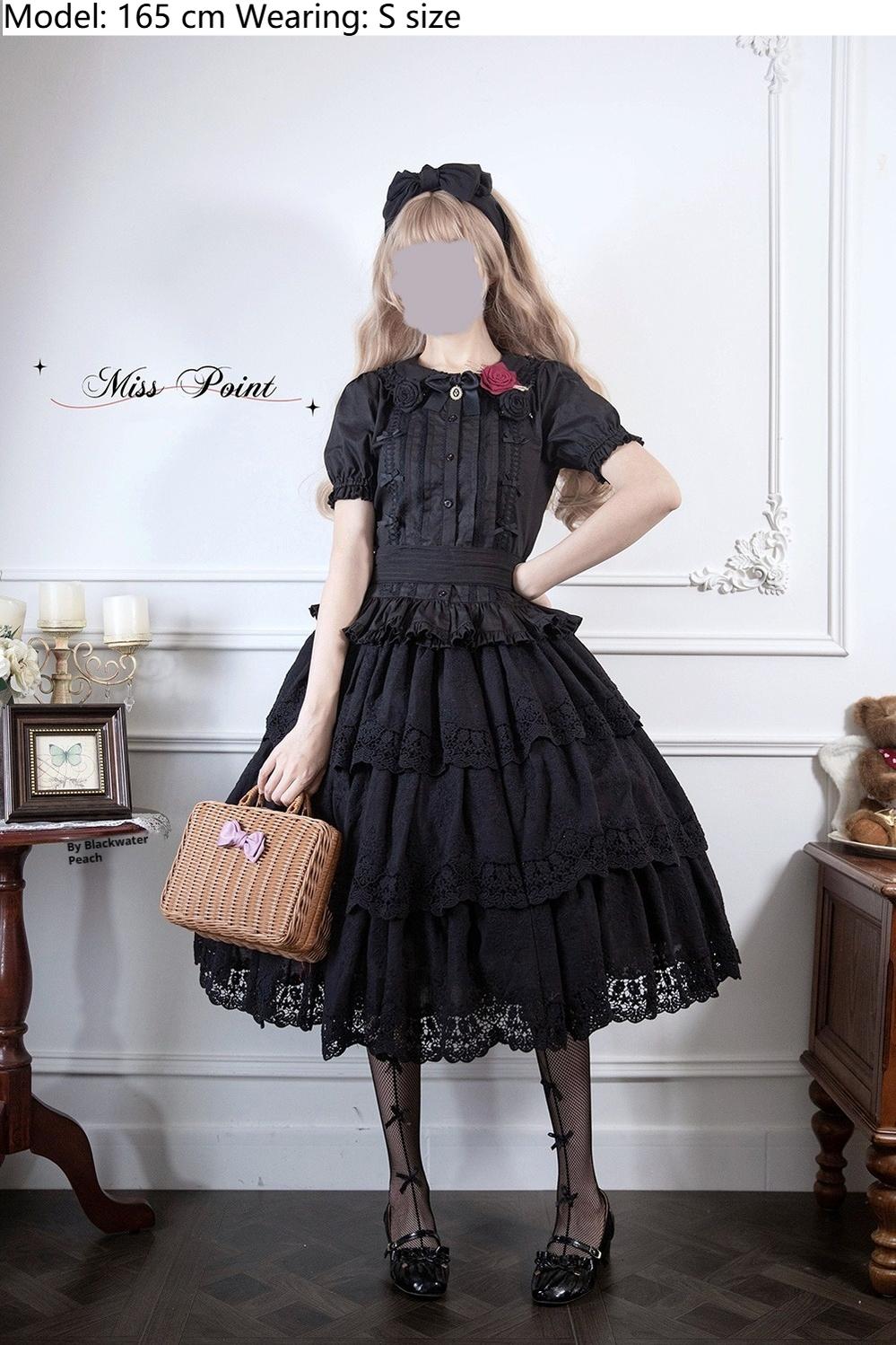 Forest Waltz - Classic Lolita Tiered Skirt Multi-layer Embroidered SK - image 42
