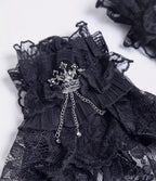 Gothic Lolita Lace Cuffs, Crown Decoration - image 5