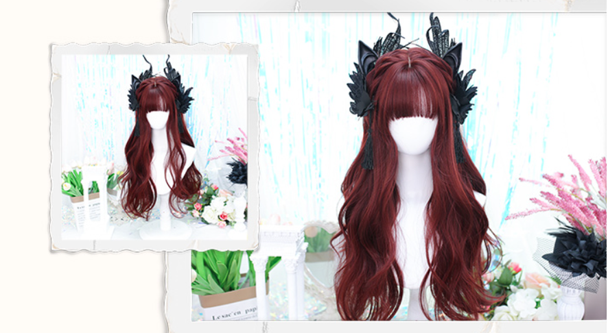 Growth - Gothic Lolita Long and Curly Wig - image 9