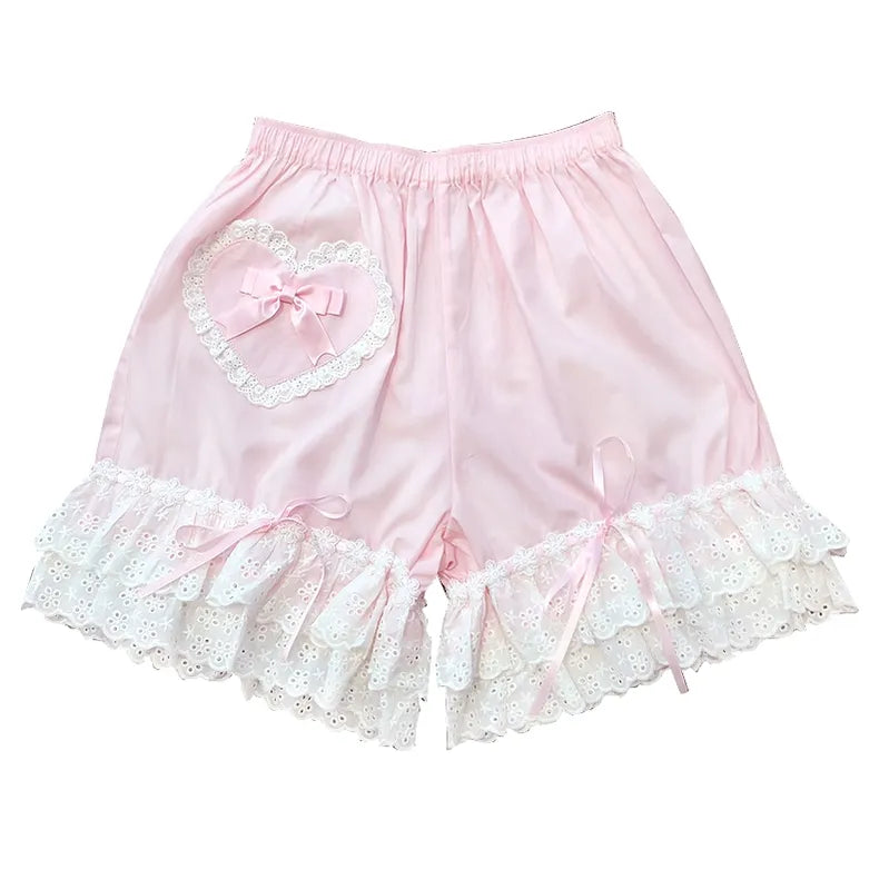 Cotton Lolita Bloomers Lace Home Shorts - image 4