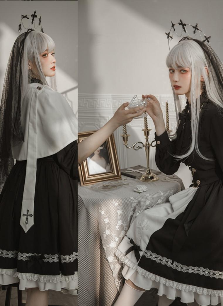 Holy Academy Gothic Prince Lolita Skirt Set - image 53