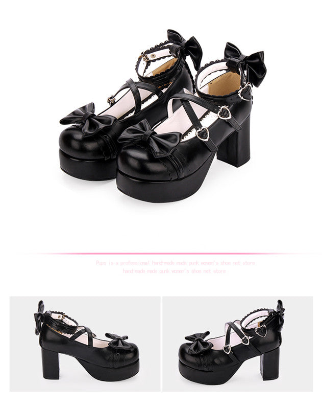 Sweet Lolita Heels Shoes Princess Tea Party Low Cut Shoes - image 25