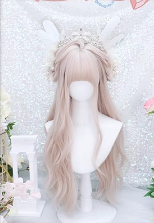 Soft Soft - Daily Lolita Long Curly Pink Wig - image 6