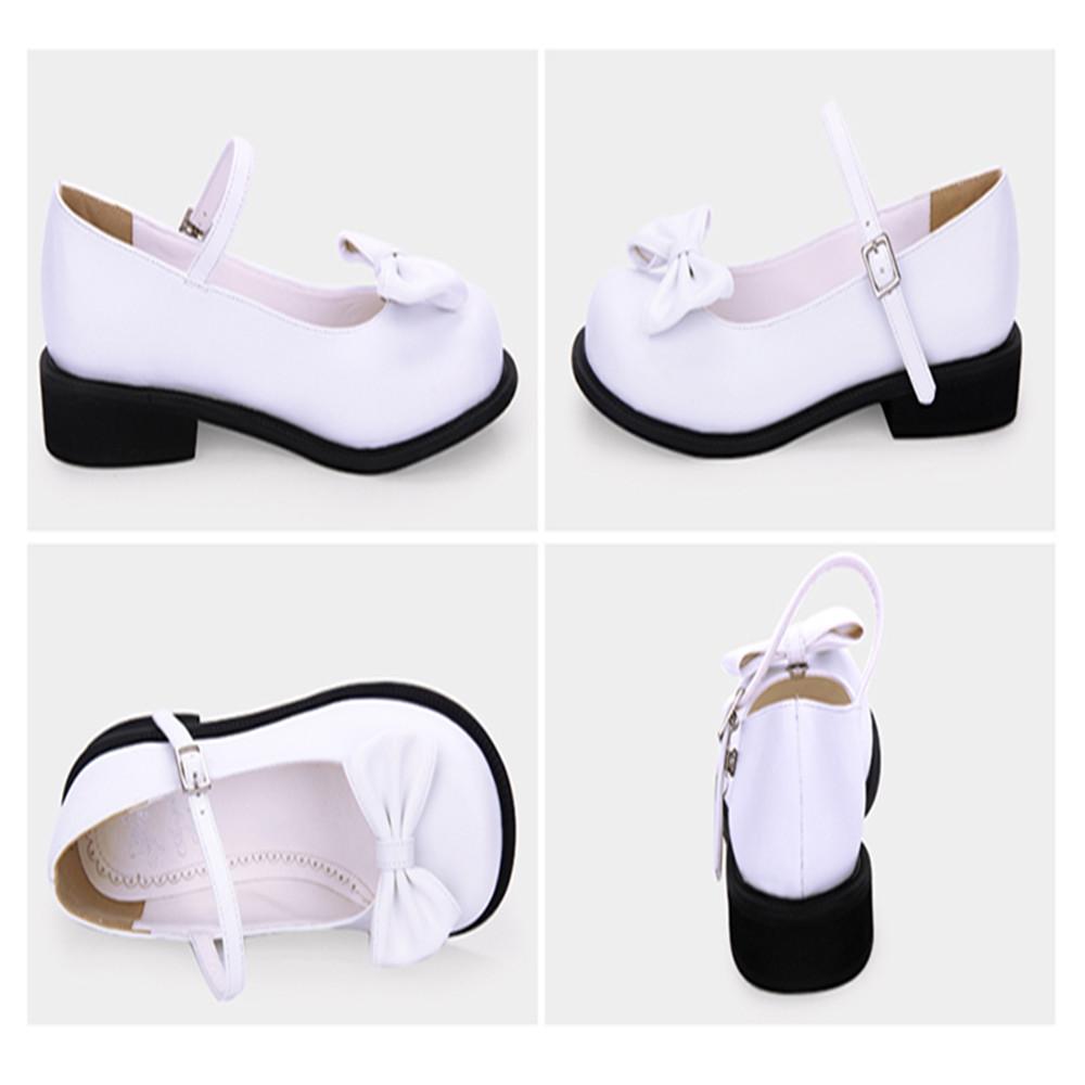 Sweet Lolita Round-tow Lolita Shoes Multicolors - image 14