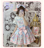 Puppy Parks - Sweet Lolita Kawaii Puppy Lolita Salopette - image 7