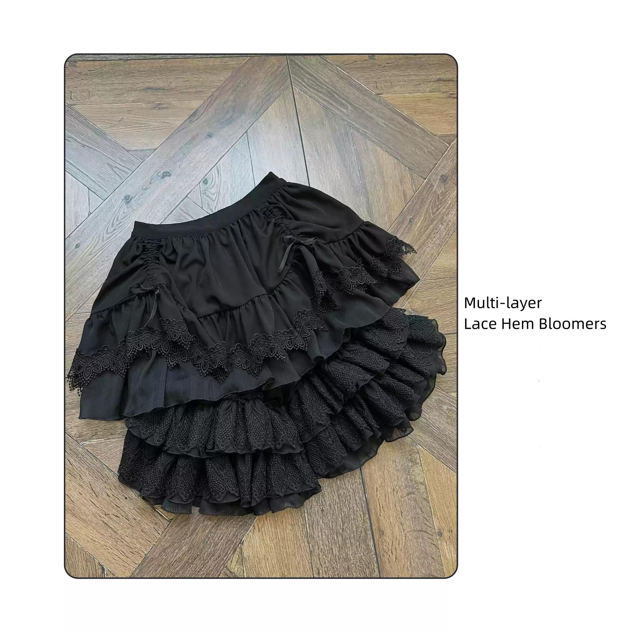 Night Traveler - Classic Gothic Lolita Dress with Stained Glass Window Print - image 58