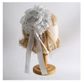 Xiaogui Classic Lolita Pure White Hairband, BNT, Top Hat and Flower Clips - image 7