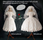 Adjustable Wedding Lolita Hoop Petticoat, 27.6" (70 CM) - image 5