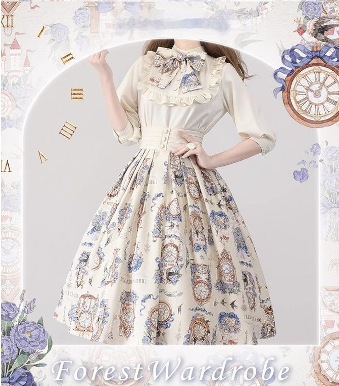 Eternal Echo - Classic Lolita Skirts and Blouse Collection - image 15