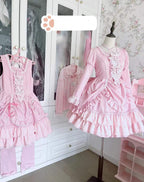 Black Lolita Doll OP/JSK with Adjustable Elasticity - image 12