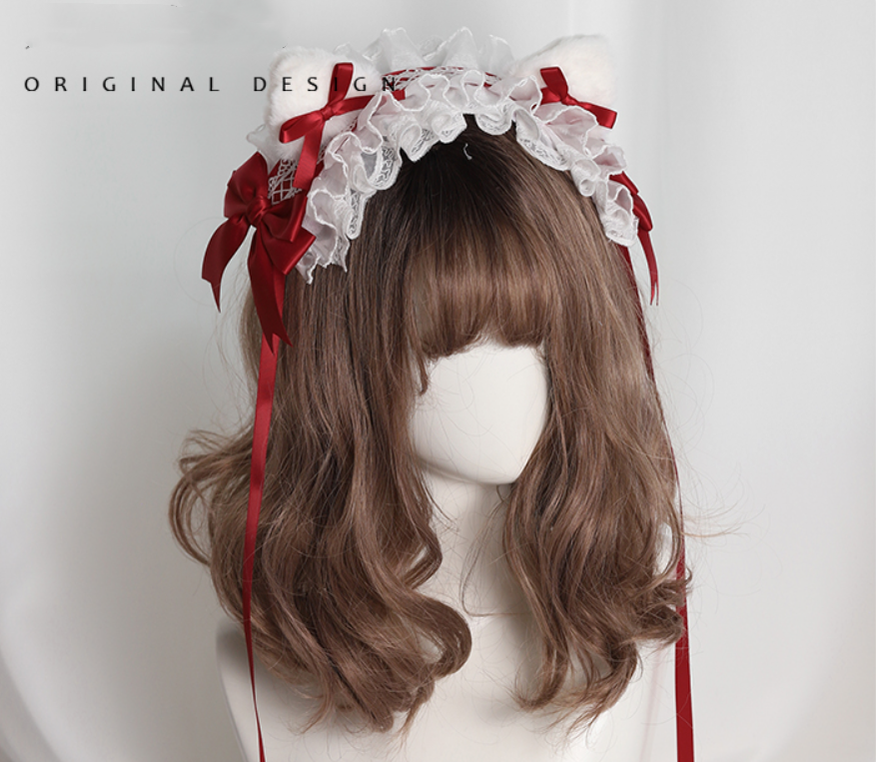 Their Past Decorations Cat Ear Sweet Lolita Hairband - image 12