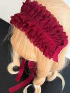 Customized Elegant Lolita Bow Lace KC Headdress - image 14