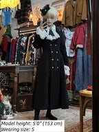 Downfall Dawn - Gothic Double-Breasted Lolita Coat - image 9
