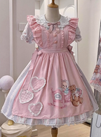 Barbie Bear - Sweet Lolita Bear Print JSK and OP and Accessories - image 28