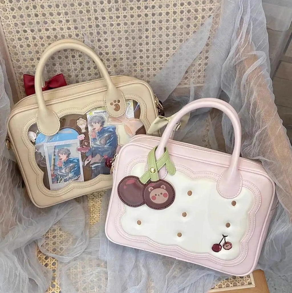 Kawaii Lolita Bag Cherry Biscuit Shoulder Crossbody Handbag - image 4